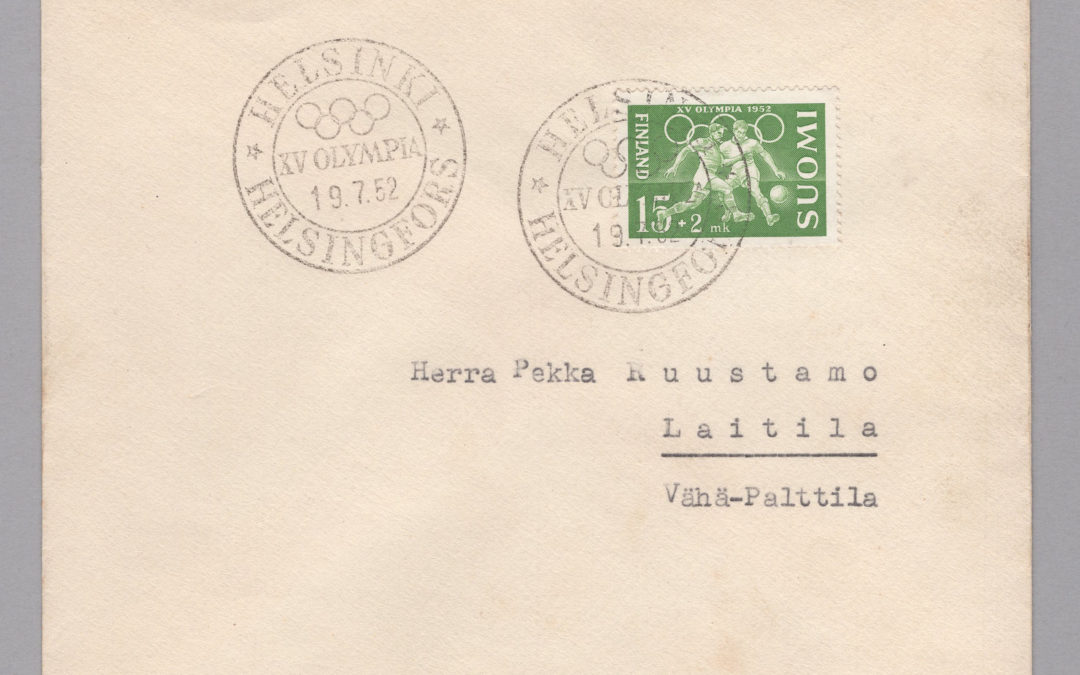 1952 Finland 1952 Helsinki Summer Olympics (FI 400 FDC)